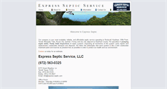 Desktop Screenshot of express-septic.com